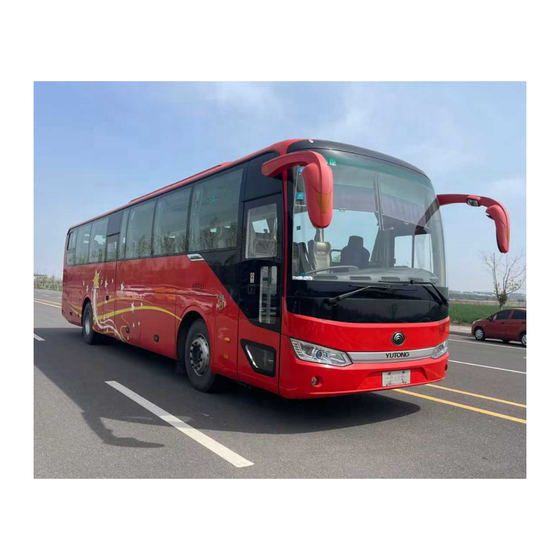 Used Yutong 6125 Travel Bus 54 Seats 330hp Steel Chassis Retarder Boiler Warm Air Double Doors-Double Pump System Engine for
